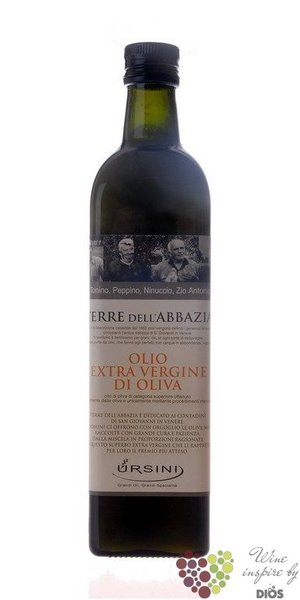 Olio extra vergine di oliva  Terre dell Abbazia  Italy Abruzzo by Ursini     0.75 l