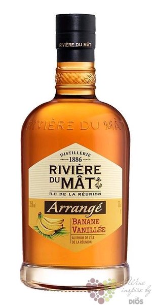 Rivire du Mat Arrange  Banane Vanillee  flavored Reunion rum 35% vol.  0.70 l
