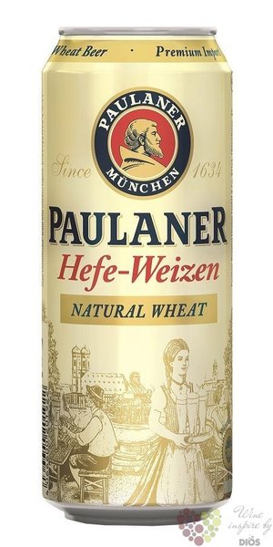 Paulaner German hefe weissbier 5.5% vol.  0.50 l