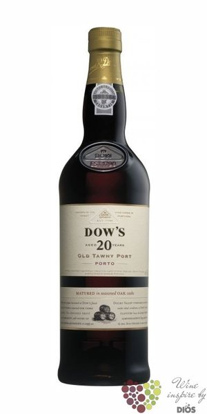 Dows port wine tawny 20 years old Porto Doc by Symington Family 20% vol.    0.75 l