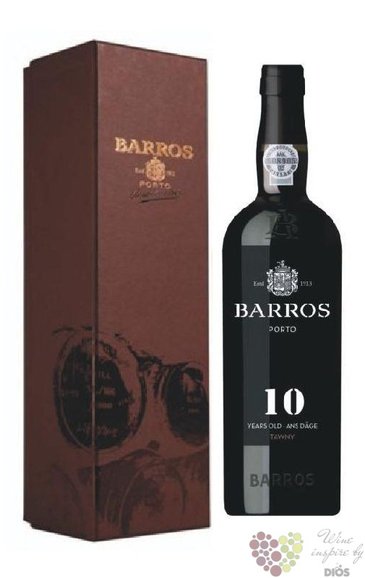 Barros 10 years old gift box wood aged tawny Porto Do 20% vol.     0.75 l