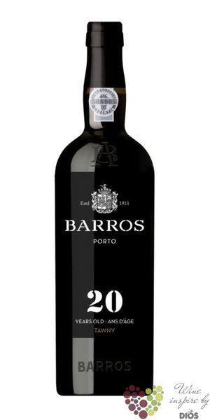 Barros 20 years old wood aged tawny Porto Do 20% vol.   0.75 l
