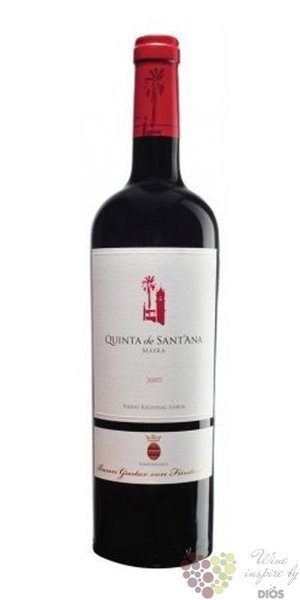 Mafra tinto  Baron Gustav von Frstenberg  2015 vinho regional Lisboa Quinta de SantAna  0.75 l
