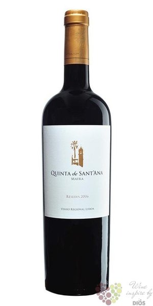 Mafra tinto reserva 2014 vinho regional Lisboa Quinta de SantAna  0.75 l