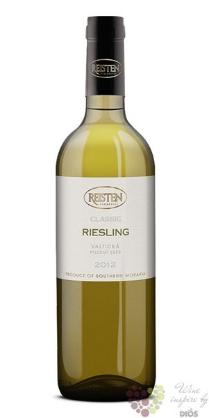 Riesling „ Classic ” 2007 kabinet vinařství Reisten  0.75 l
