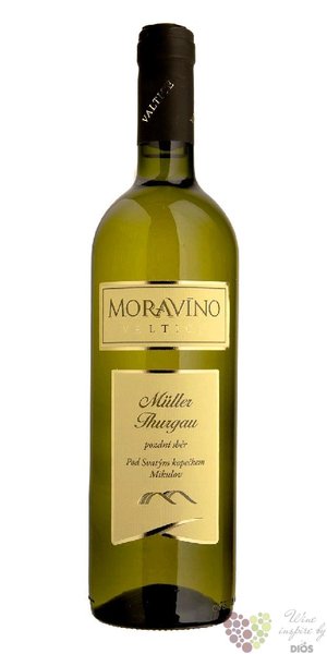 Muller Thurgau 2018 pozdní sběr vinařství Moravíno Valtice  0.75 l