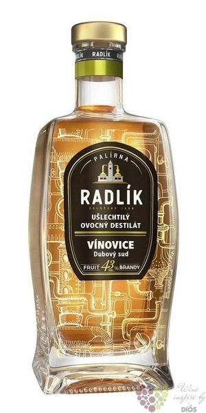 Radlk Vnovice dubov sud  43% vol.  0.50 l