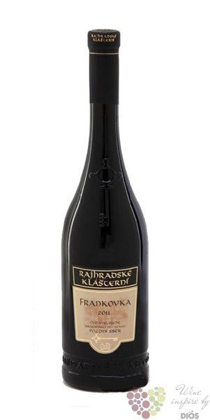 Frankovka  Exclusive  2013 pozdn sbr Rajhradsk kltern vinastv  0.75 l