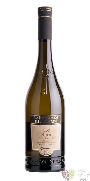 Pinot 333  Exclusive  2016 pozdn sbr Rajhradsk kltern vinastv  0.75 l