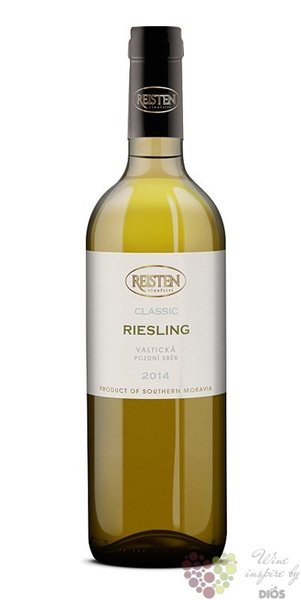Riesling  Classic  2014 pozdn sbr z vinastv Reisten     0.75 l
