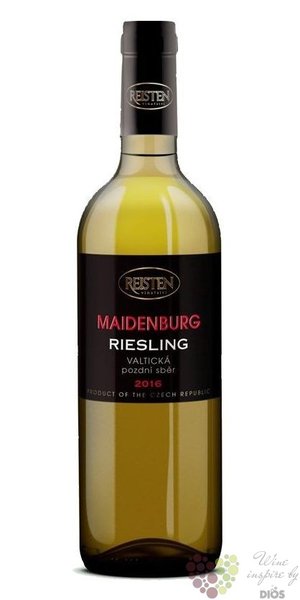 Riesling  Maidenburg  2016 pozdn sbr Reisten  0.75 l