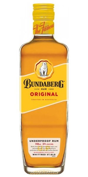 Bundaberg  Original  aged Australie rum  37% vol.  0.70 l