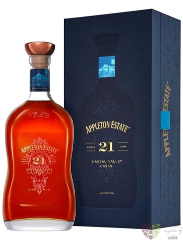 Appleton Estate  Nassau Valley Casks  aged 21 years Jamaican rum 43% vol.   0.70 l