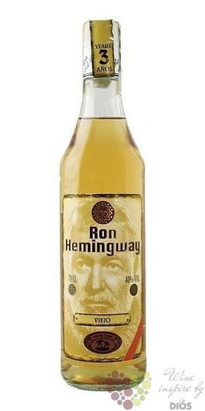 Hemingway  Viejo  aged 3 years original Culumbian rum 40% vol.   0.70 l