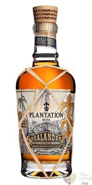 Plantation  3 stars  white artisanal Caribbean rum 41.2% vol.  1.00 l