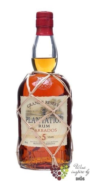 Plantation  Grande reserve  aged 5 years Barbados rum 40% vol. 0.70 l