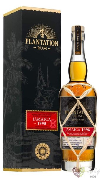 Plantation Single cask 2021  Bardstown Bourbon cask 1998  Jamajka rum 49.2% vol.  0.70 l