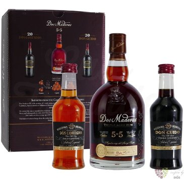 Dos Maderas  PX 5 + 5  Sherry set Caribbean rum Williams &amp; Humbert 40% vol.  0.70 l