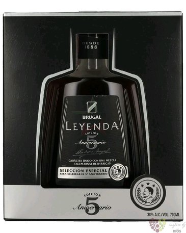 Brugal  Leyenda Seleccin Especial 5 Aniversary edition  aged Dominican rum 38% vol. 0.70 l