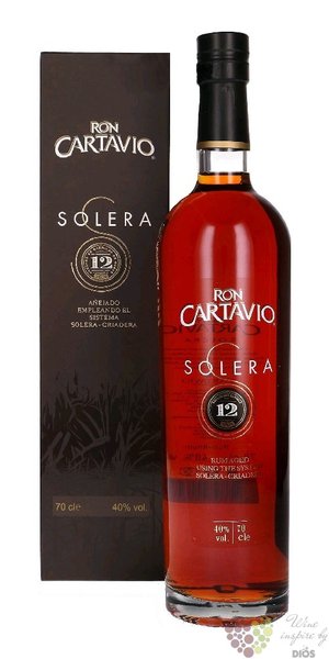 Cartavio 1929  Solera  aged 12 years gift box Peruan rum 40% vol.  0.70 l