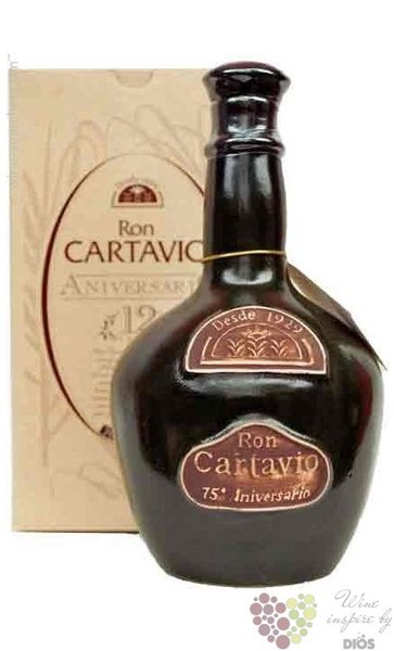 Cartavio 1929  75 Anniversario  ltd. ceramic decanter rum of Peru 38%vol.    0.70 l
