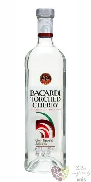 Bacardi  Torched cherry  cherry &amp; aloe vera flavored Cuban rum 32% vol.   0.70 l