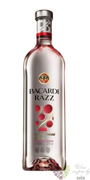 Bacardi  Razz  raspberry flavored Cuban spirit drnk 32% vol.  1.00 l