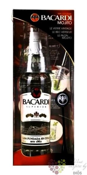 Bacardi „ Mojito Pack ” white Puerto Rican rum 37.5% vol.    0.70 l