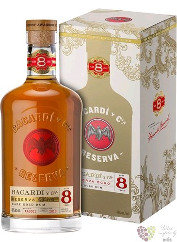 Rum Bacardi 8y Reserva Ocho  gT 40%0.70l