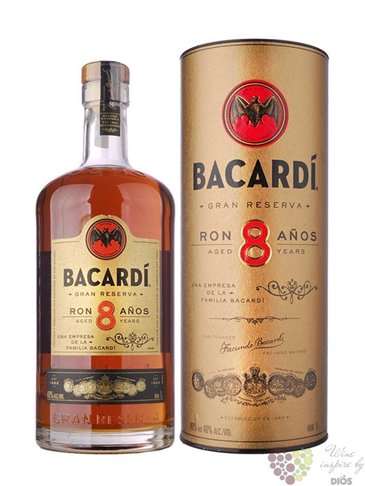 Rum Bacardi 8y Reserva Ocho Sevillian Cask hol lahev  45%0.70l