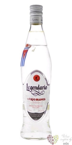 Legendario  Aejo blanco  white Cuban rum 40% vol.  0.70 l