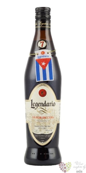 Legendario „ Elixir de Cuba ” aged 7 years Cuban rum punch 34% vol.  0.70 l