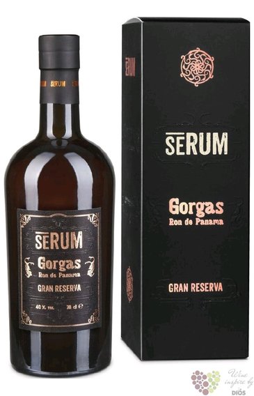 SRum  Gorgas Gran Reserva  aged Panamas rum 40% vol.  0.70 l