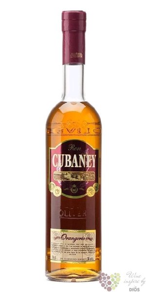 Cubaney  Elixir Orangerie  aged 12 years flavored rum of Dominican republic 30% vol.0.70 l