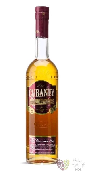 Cubaney „ Caramelo ” flavored rum of Dominican republic 30% vol.  0.70 l