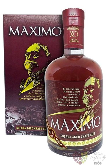 Maximo  XO  unique aged rum of Dominican republic Oliver &amp; Oliver 41% vol.  0.70 l