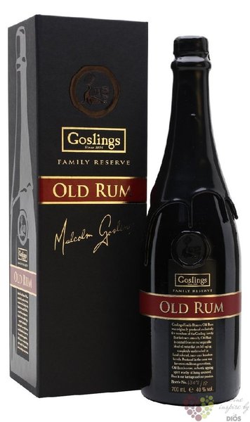 Goslings  Familly Reserve  Bermudas rum 40% vol.  0.70 l