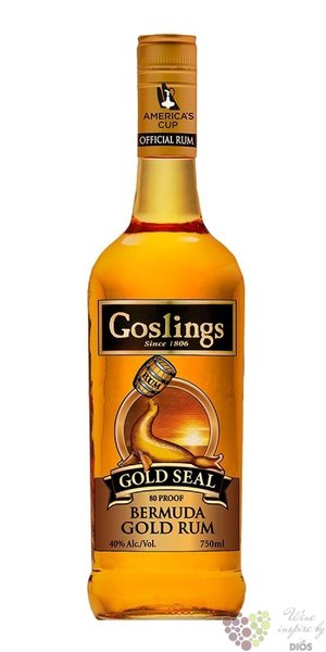 Goslings  Gold Seal  aged Bermudas rum 40% vol.  0.70 l