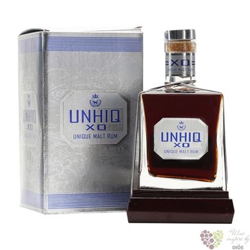 Unhiq „ XO ” unique malt aged rum of Dominican republic 42% vol.   0.50 l