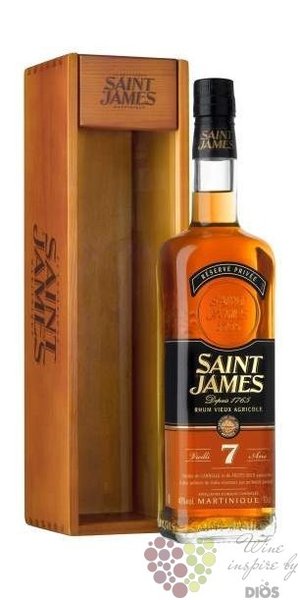 Saint James agricole vieux aged 7 years Martinique rum 43% vol.  0.70 l
