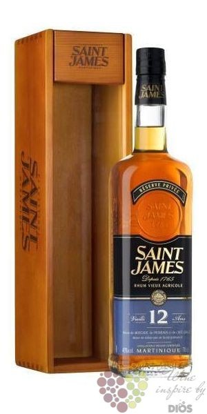 Saint James agricole vieux aged 12 years Martinique rum 43% vol.  0.70 l
