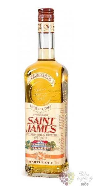 Saint James  Paille  Martinique rum 40% vol.  1.00 l