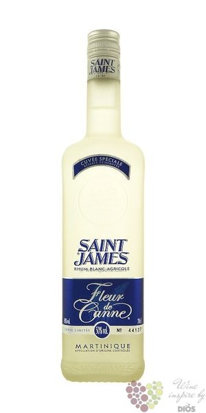 Saint James  Fleur de Canne  premium white rum of Martinique 50% vol.   0.70 l