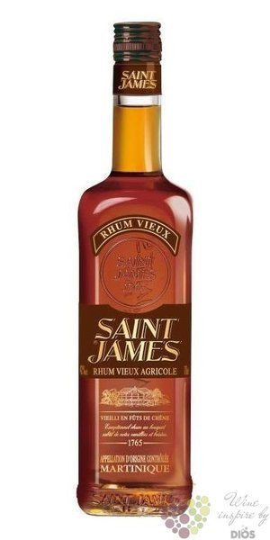 Saint James  Rhum Vieux  aged Martinique rum 42% vol.  0.70 l