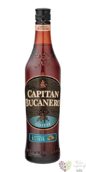 Capitan Bucanero  Elixir Coffee  flavored Dominican rum 34% vol.  0.70 l