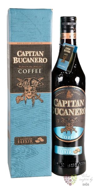 Capitan Bucanero  Elixir Coffee  flavored Dominican rum 34% vol.  0.70 l