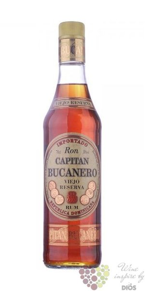 Capitan Bucanero „ Viejo reserva ” aged Dominican rum 38% vol.  0.70 l