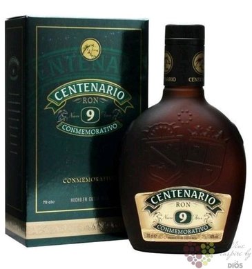Centenario  Conmemorativo  aged 9 years Costa Rican rum 40% vol.  0.70 l