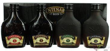 Centenario  Tasting set  aged Costa Rican rum 40% vol.  4x200ml