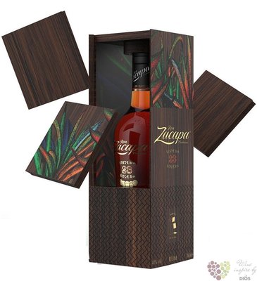 Zacapa Centenario  23 Solera Gran reserva  wooden box aged Guatemalan rum 40% vol.  0.70 l